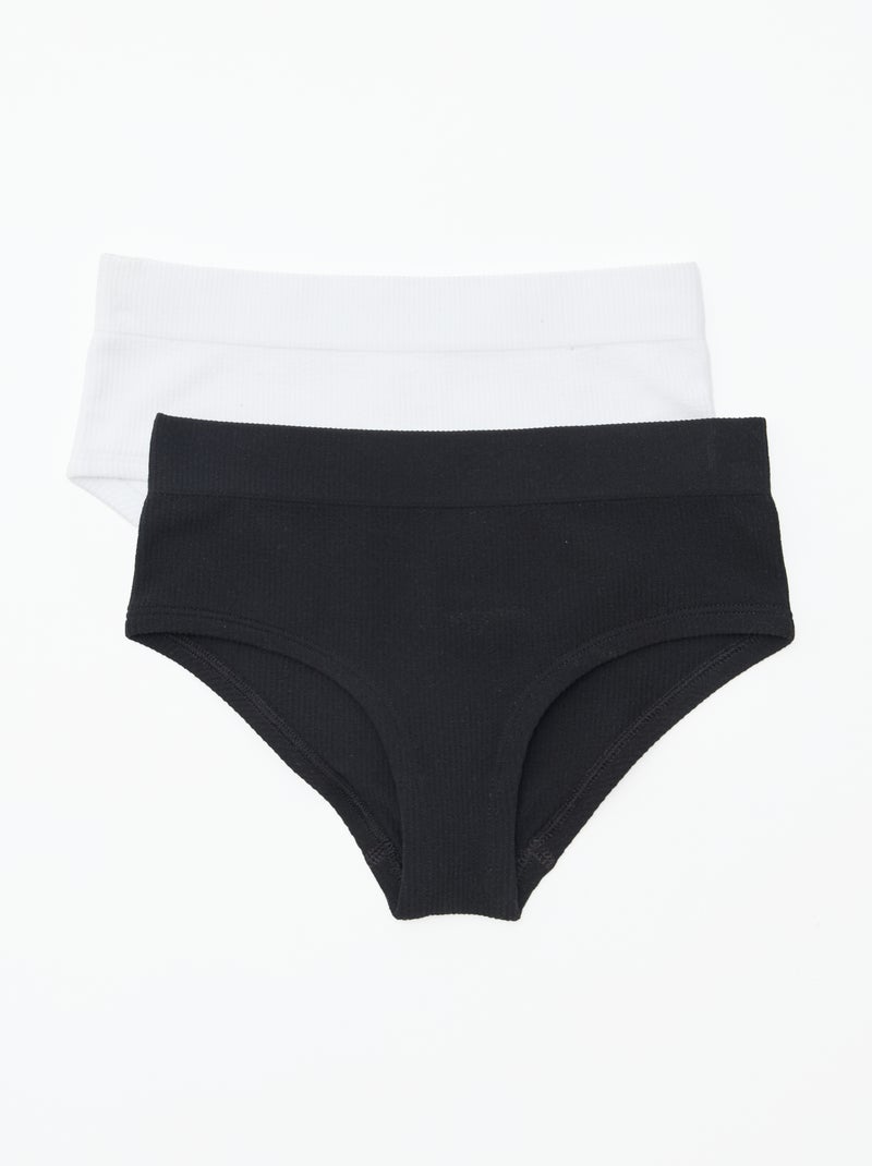 Pack de 2 Shortys Seamless Preto - Kiabi