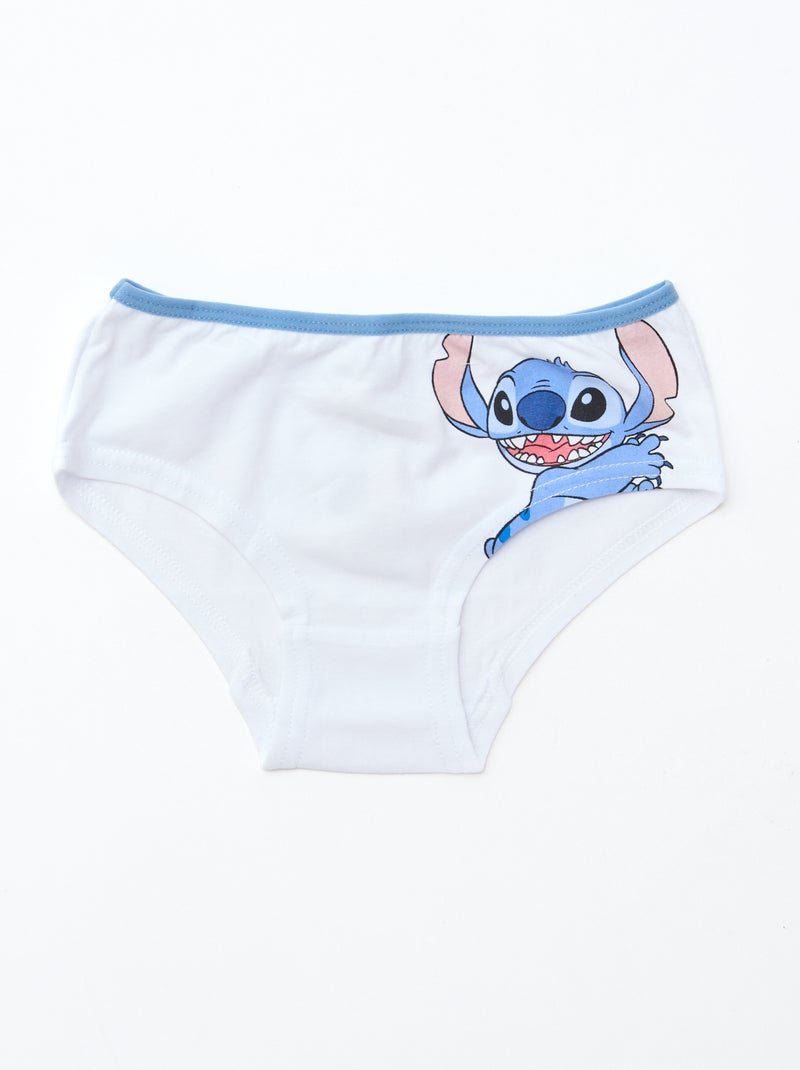 Pack de 2 slips 'Disney' 'Stitch' em algodão Branco - Kiabi