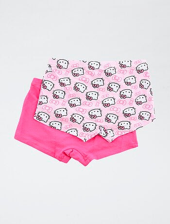 Pack de 2 cuecas 'Hello Kitty' em algodão