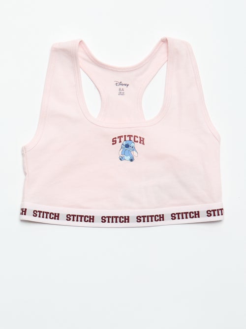 Pack de 2 soutiens de desporto 'Stitch' - Kiabi