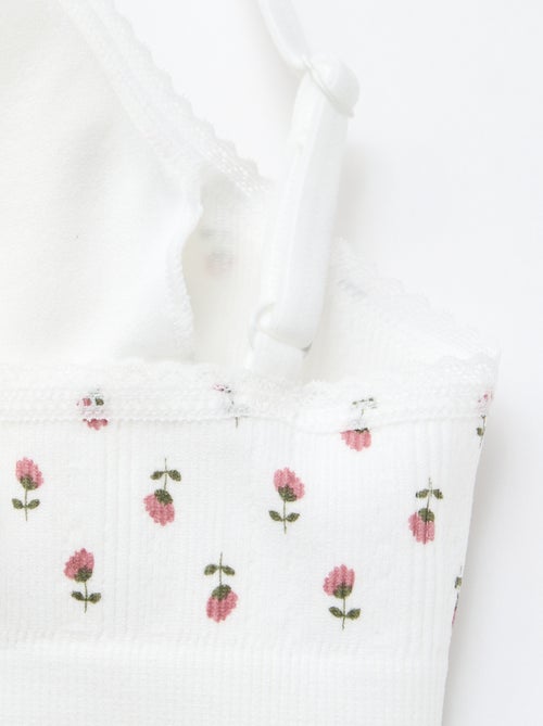 Pack de 2 sutiãs triângulo em rib - Kiabi