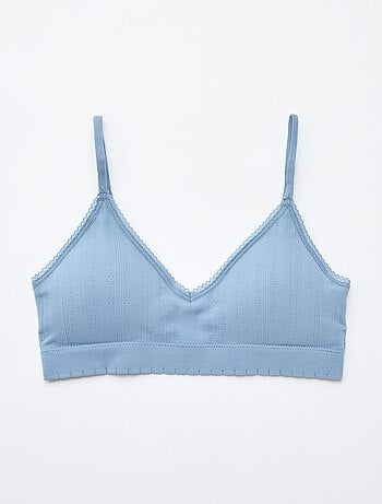 Pack de 2 sutiãs triângulo em rib