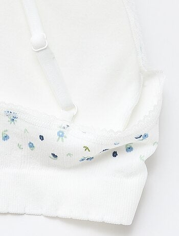 Pack de 2 sutiãs triângulo em rib