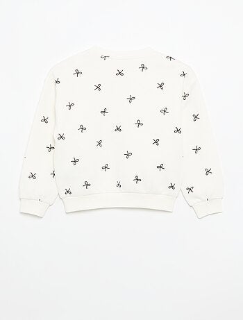 Pack de 2 sweats: 1 liso e 1 estampado all over