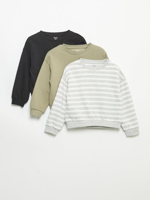 Pack de 2 sweats - Kiabi Pack de 2 sweats - Kiabi