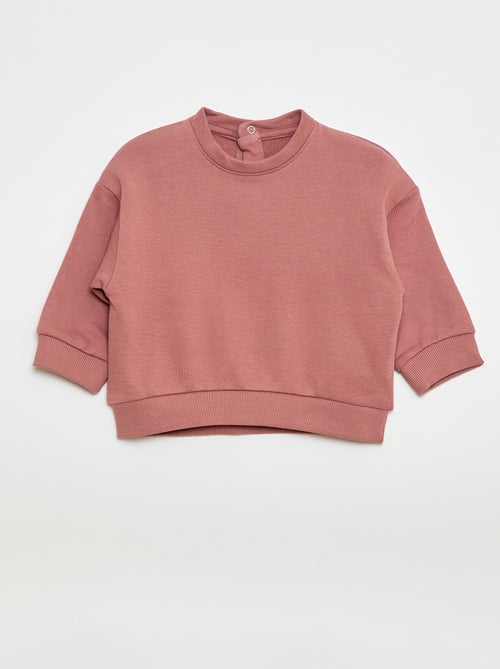 Pack de 2 sweatshirts em french terry - Kiabi