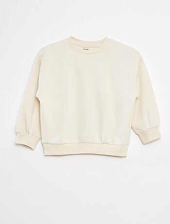 Pack de 2 sweatshirts lisos em moletom