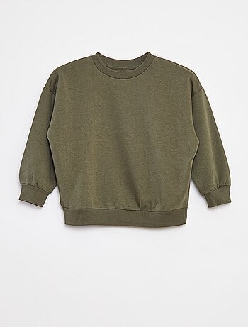 Pack de 2 sweatshirts lisos em moletom