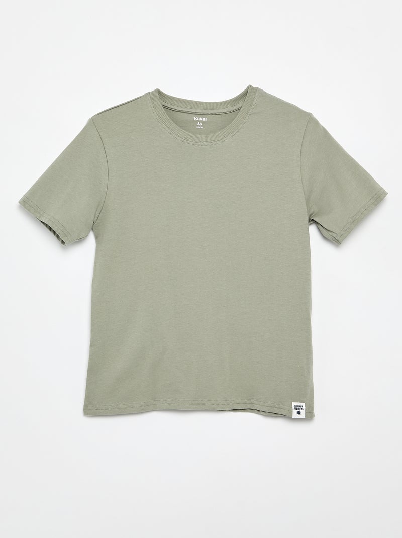 Pack de 2 t-shirts Amarelo - Kiabi
