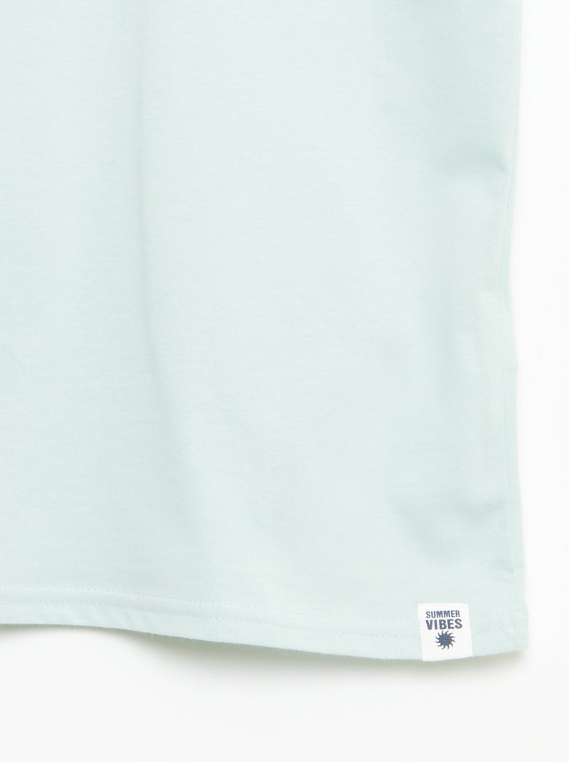 Pack de 2 t-shirts Azul - Kiabi