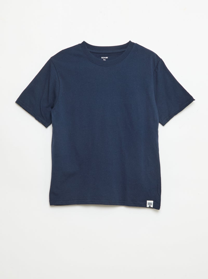 Pack de 2 t-shirts Azul - Kiabi