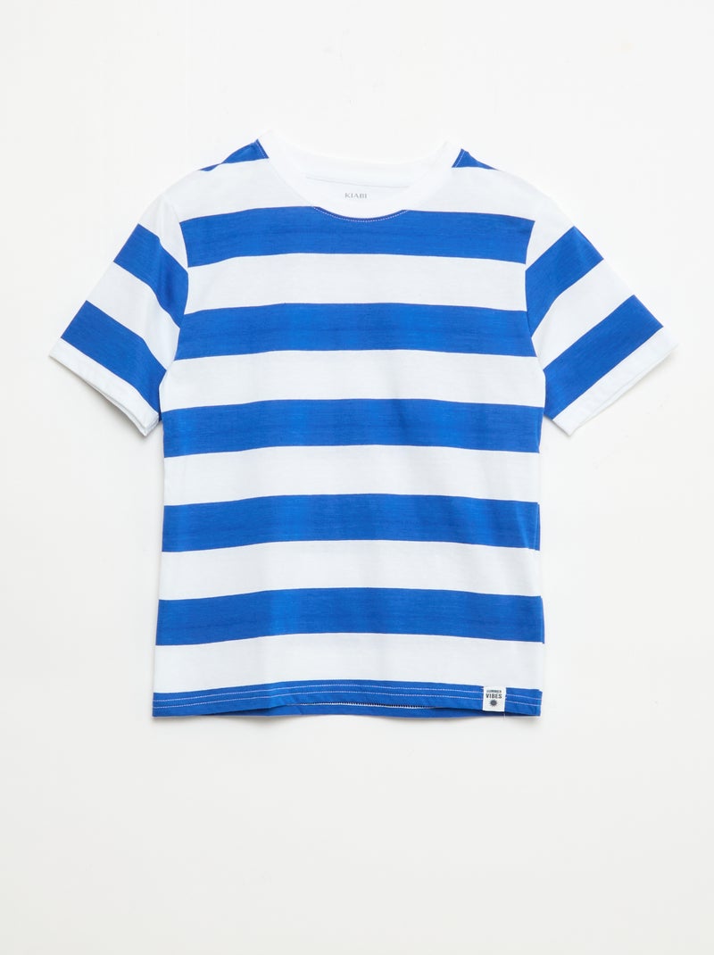 Pack de 2 t-shirts Azul - Kiabi