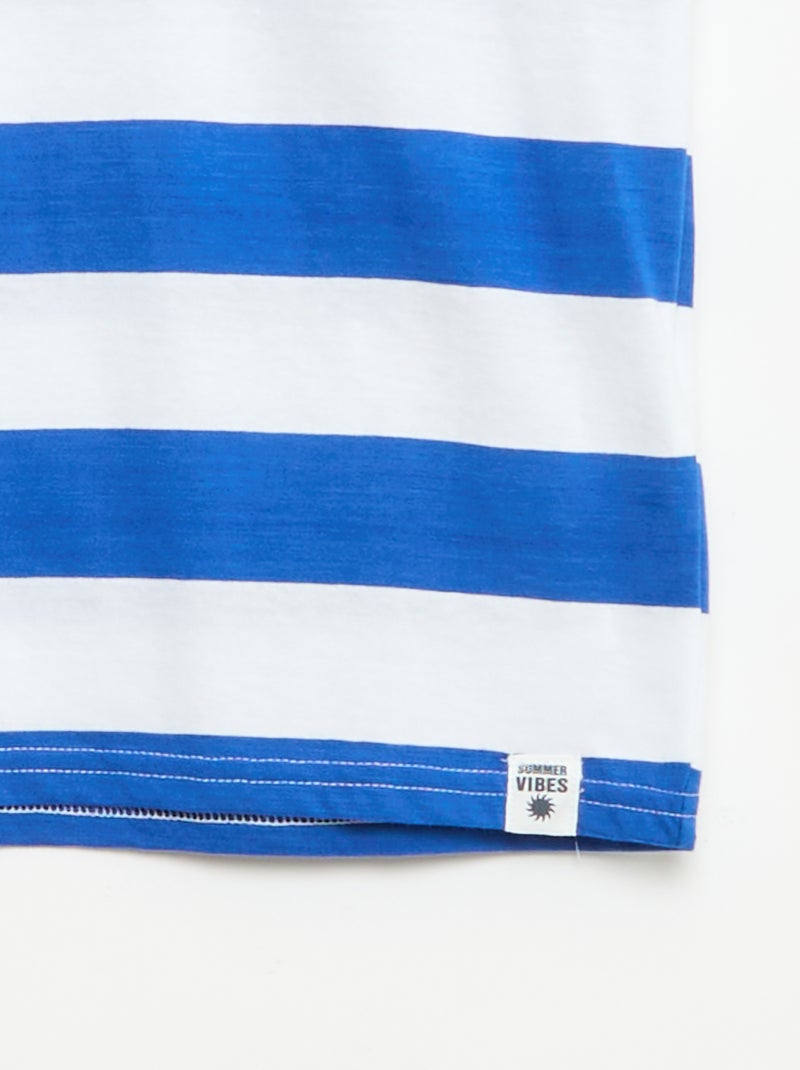 Pack de 2 t-shirts Azul - Kiabi