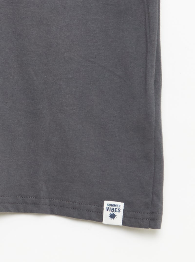 Pack de 2 t-shirts Bege - Kiabi