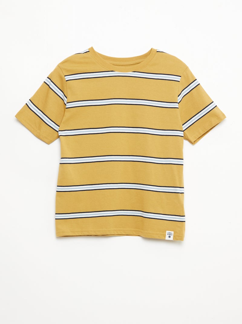 Pack de 2 t-shirts Bege - Kiabi