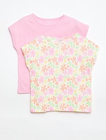 Pack de 2 t-shirts de manga curta - 2 peças