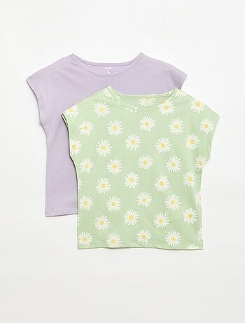 Pack de 2 t-shirts de manga curta - 2 peças