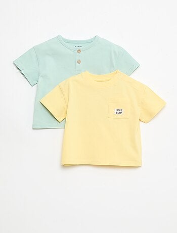 Pack de 2 T-shirts de manga curta