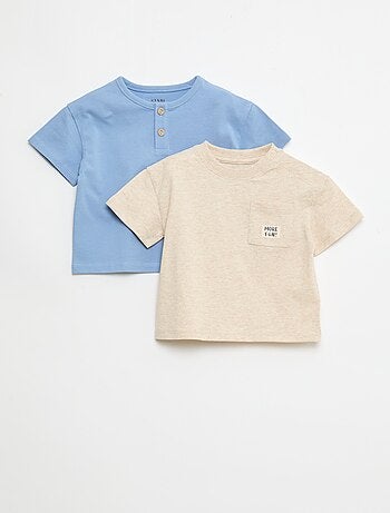 Pack de 2 T-shirts de manga curta