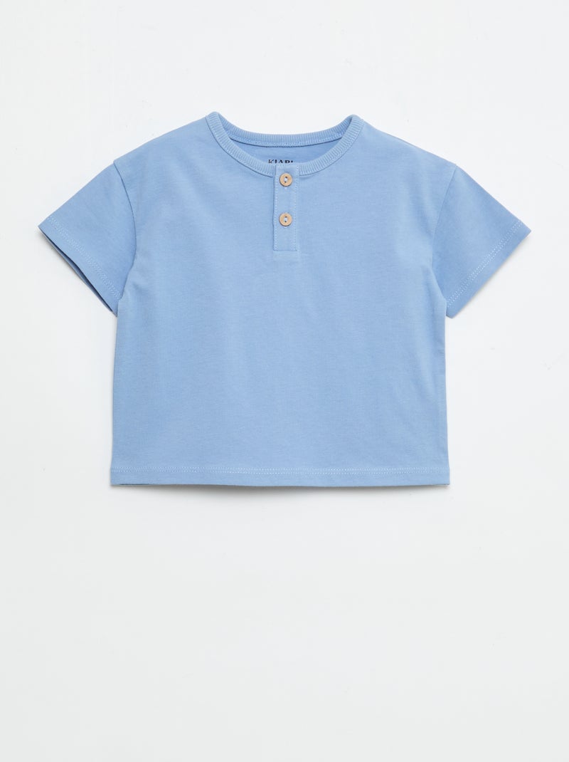 Pack de 2 T-shirts de manga curta Azul - Kiabi
