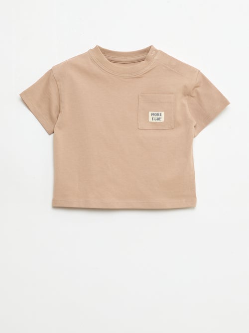 Pack de 2 T-shirts de manga curta - Kiabi