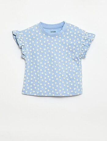 Pack de 2 t-shirts de manga curta em jersey de algodão