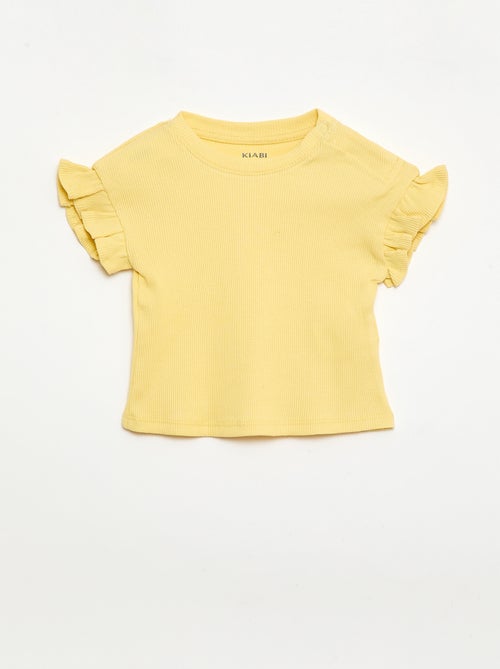 Pack de 2 t-shirts de manga curta em jersey de algodão - Kiabi