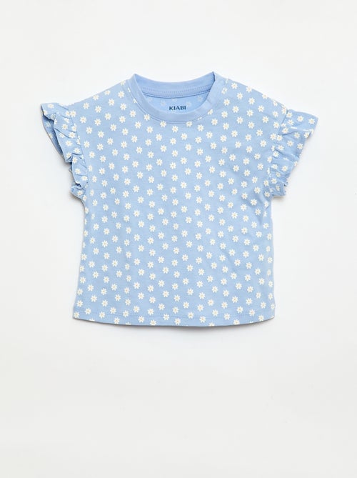 Pack de 2 t-shirts de manga curta em jersey de algodão - Kiabi