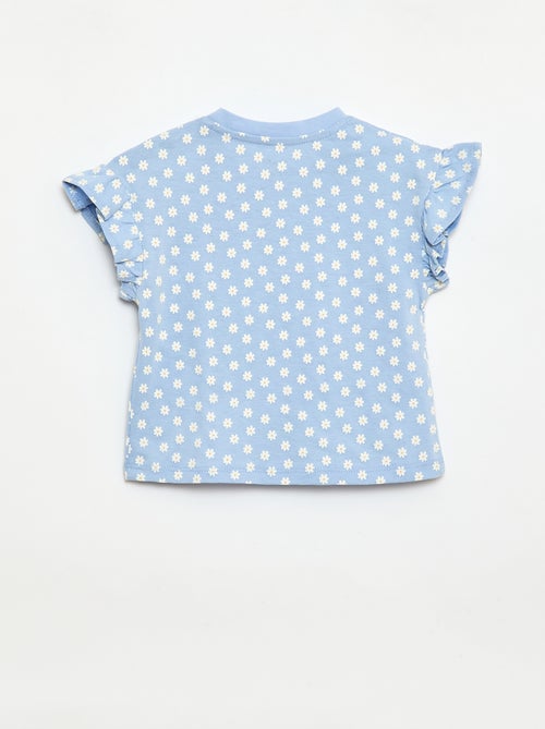 Pack de 2 t-shirts de manga curta em jersey de algodão - Kiabi