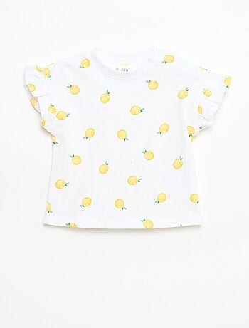 Pack de 2 t-shirts de manga curta em jersey de algodão