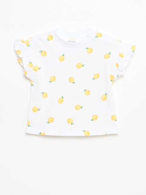 Pack de 2 t-shirts de manga curta em jersey de algodão - Kiabi