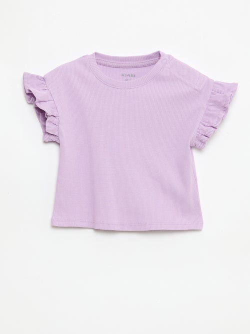 Pack de 2 t-shirts de manga curta em jersey de algodão - Kiabi