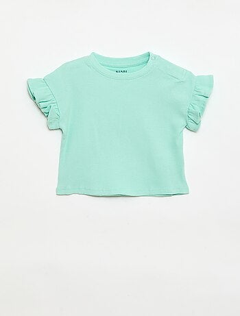 Pack de 2 t-shirts de manga curta em jersey de algodão