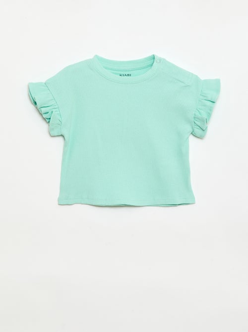 Pack de 2 t-shirts de manga curta em jersey de algodão - Kiabi