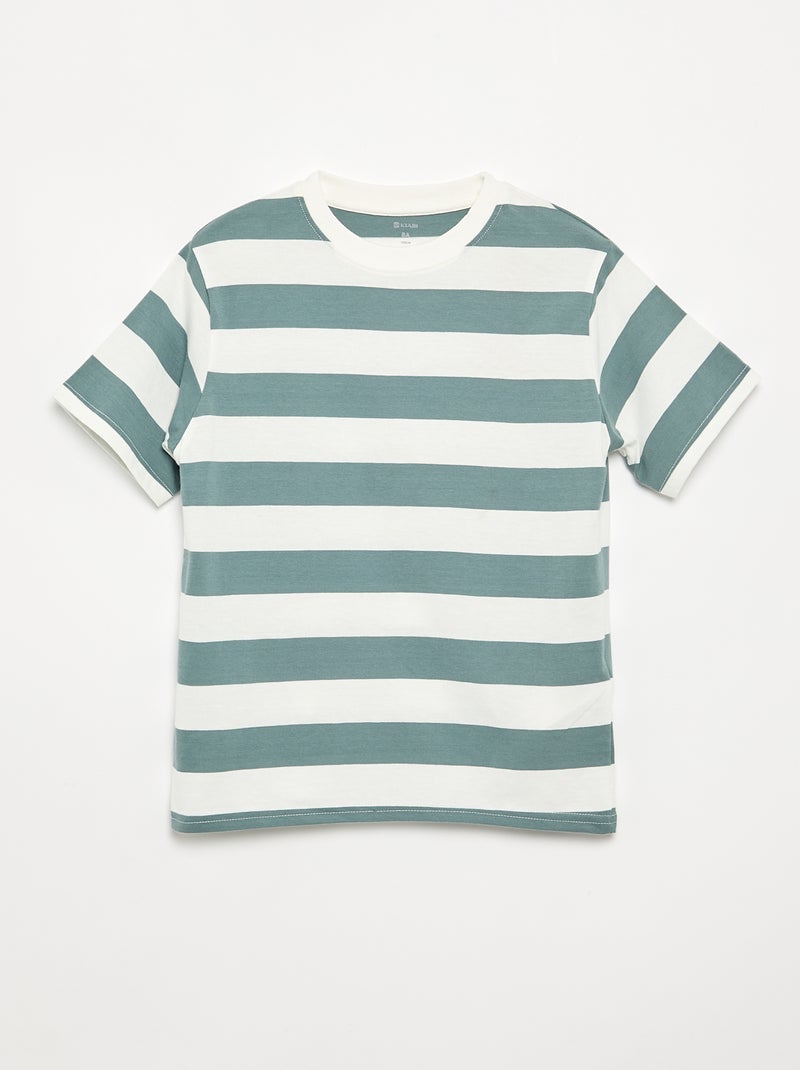 Pack de 2 T-shirts de manga curta estampados Bege - Kiabi