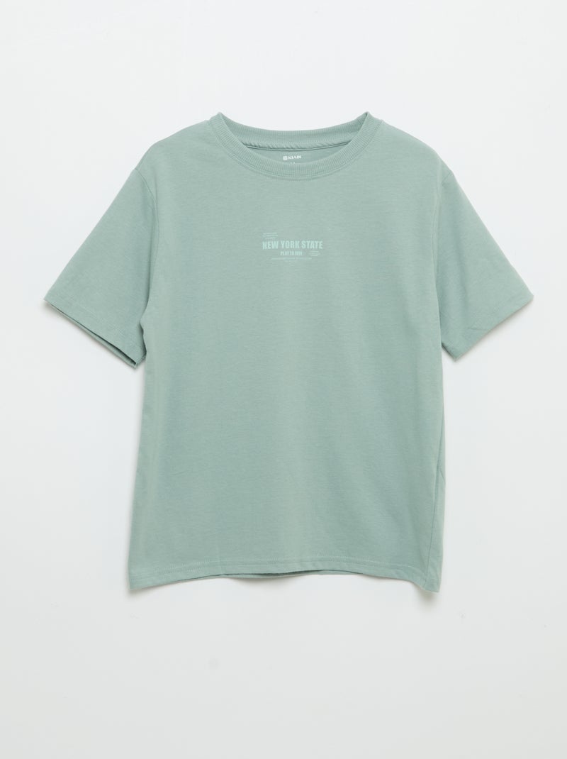 Pack de 2 T-shirts de manga curta estampados Vermelho - Kiabi