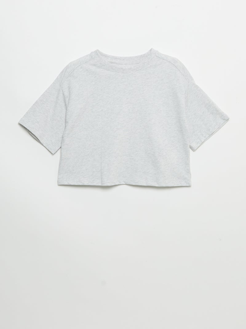 Pack de 2 t-shirts de manga curta Preto - Kiabi