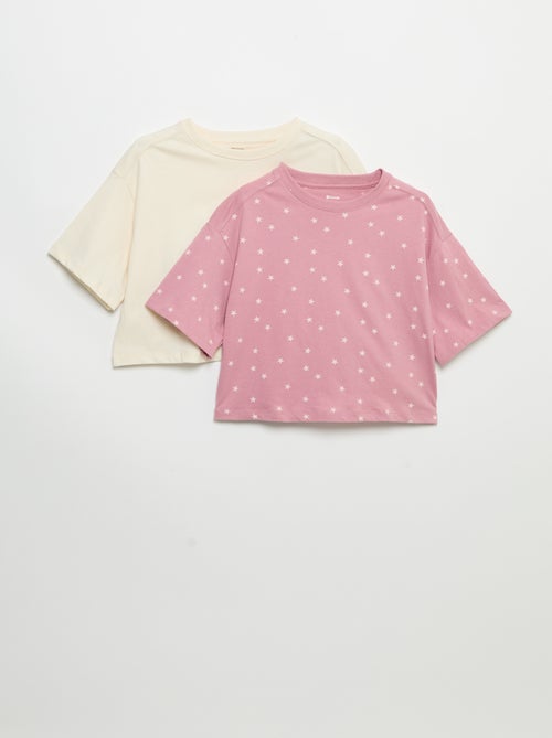 Pack de 2 t-shirts de manga curta - Kiabi