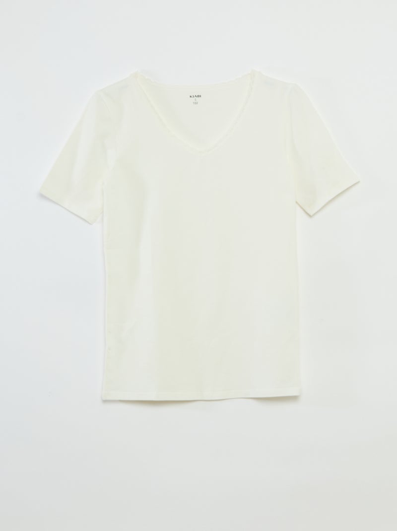 Pack de 2 T-shirts Interior BEGE - Kiabi