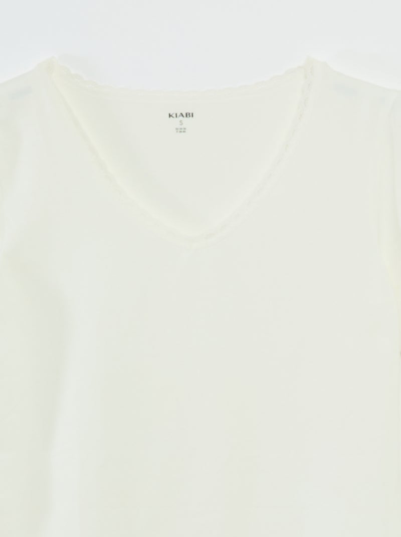 Pack de 2 T-shirts Interior BEGE - Kiabi