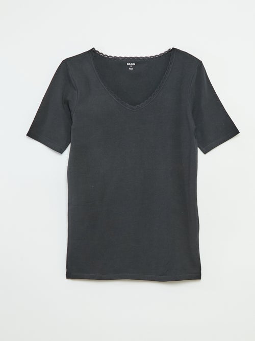 Pack de 2 t-shirts interiores - Kiabi