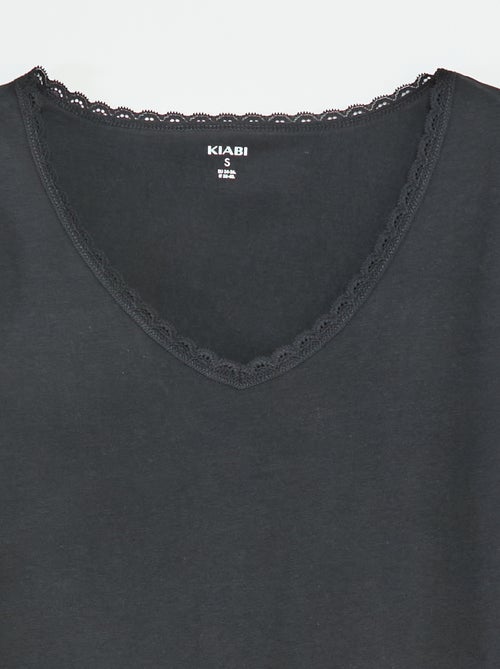 Pack de 2 t-shirts interiores - Kiabi