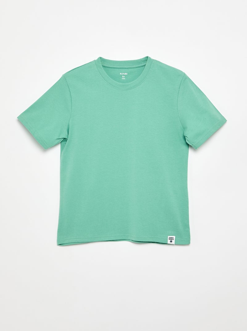 Pack de 2 t-shirts Verde - Kiabi