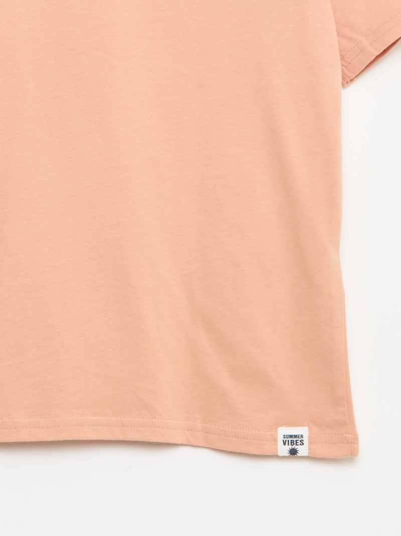 Pack de 2 t-shirts Vermelho - Kiabi