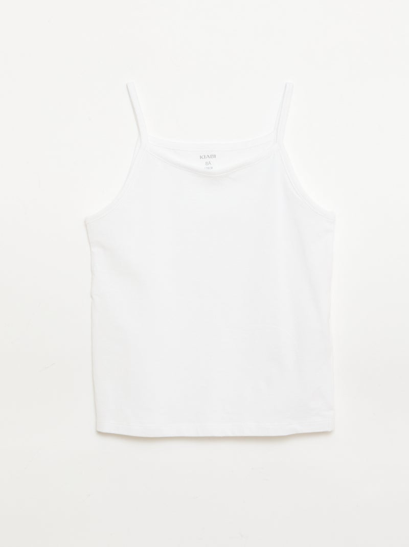 Pack de 2 Tops Branco - Kiabi