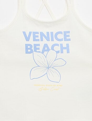 Pack de 2 tops, dos quais 1 estampado