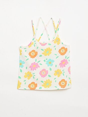 Pack de 2 tops, dos quais 1 estampado