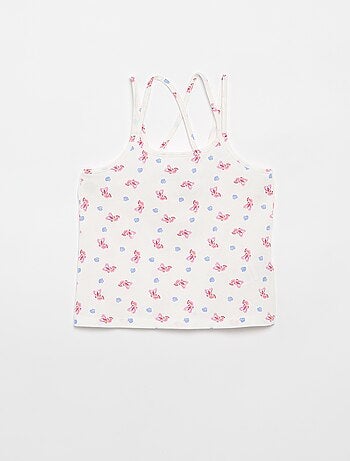 Pack de 2 tops, dos quais 1 estampado