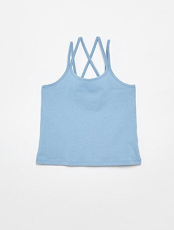 Pack de 2 tops, dos quais 1 estampado