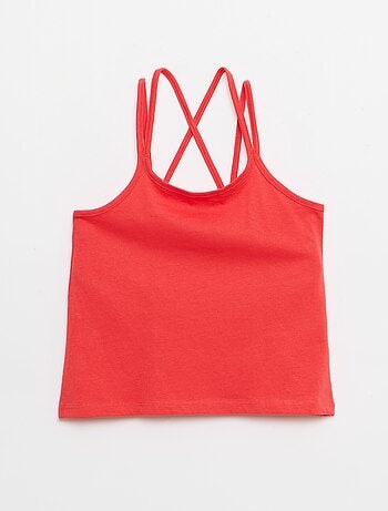 Pack de 2 tops, dos quais 1 estampado